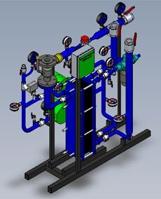 Modular heat point hot water supply 20 kW GV-20-2