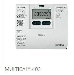 Heat meter MULTICAL 403 DN15 0,6